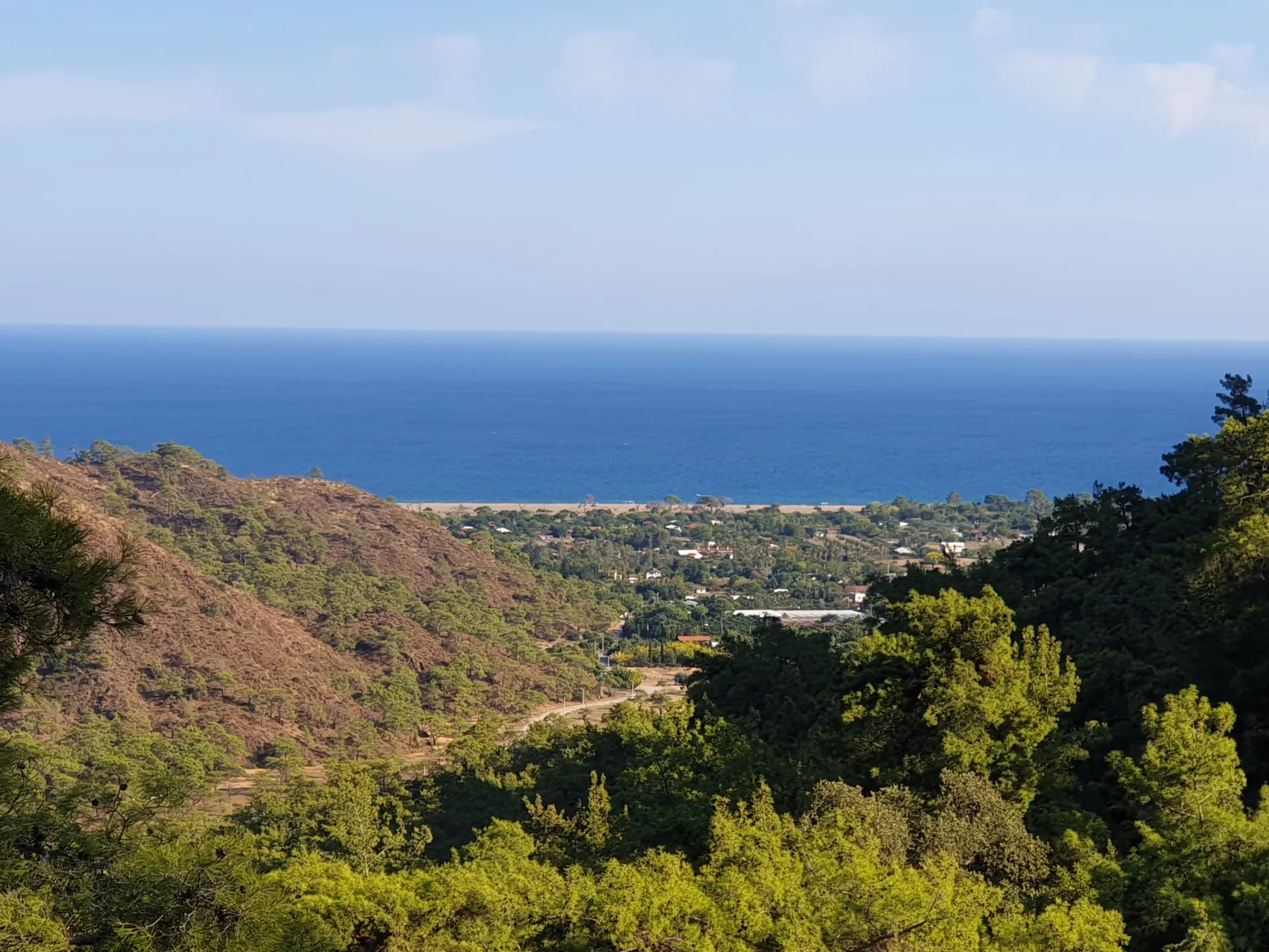 Vue côtière depuis le secteur de Yanartaş (photo d’archives, 2021)