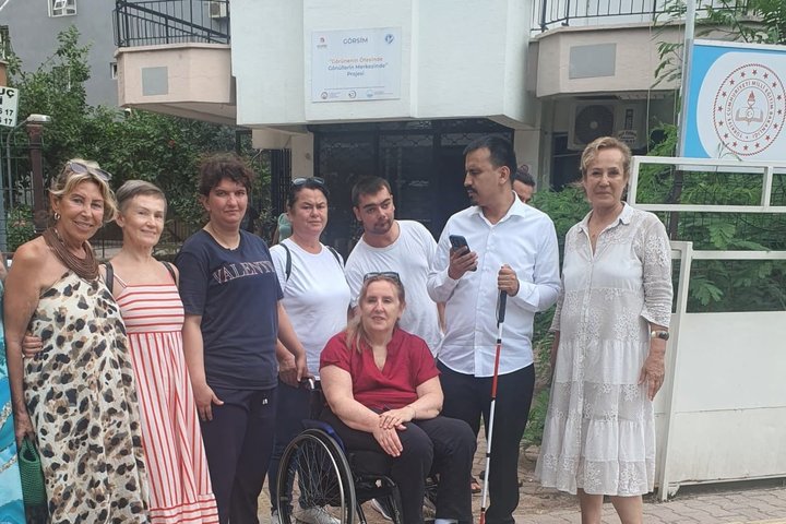 A moving visit to the Association for the Blind in Antalya