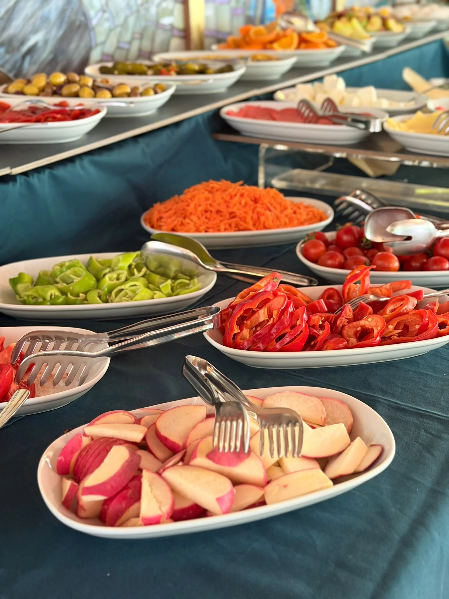 A glimpse of our breakfast